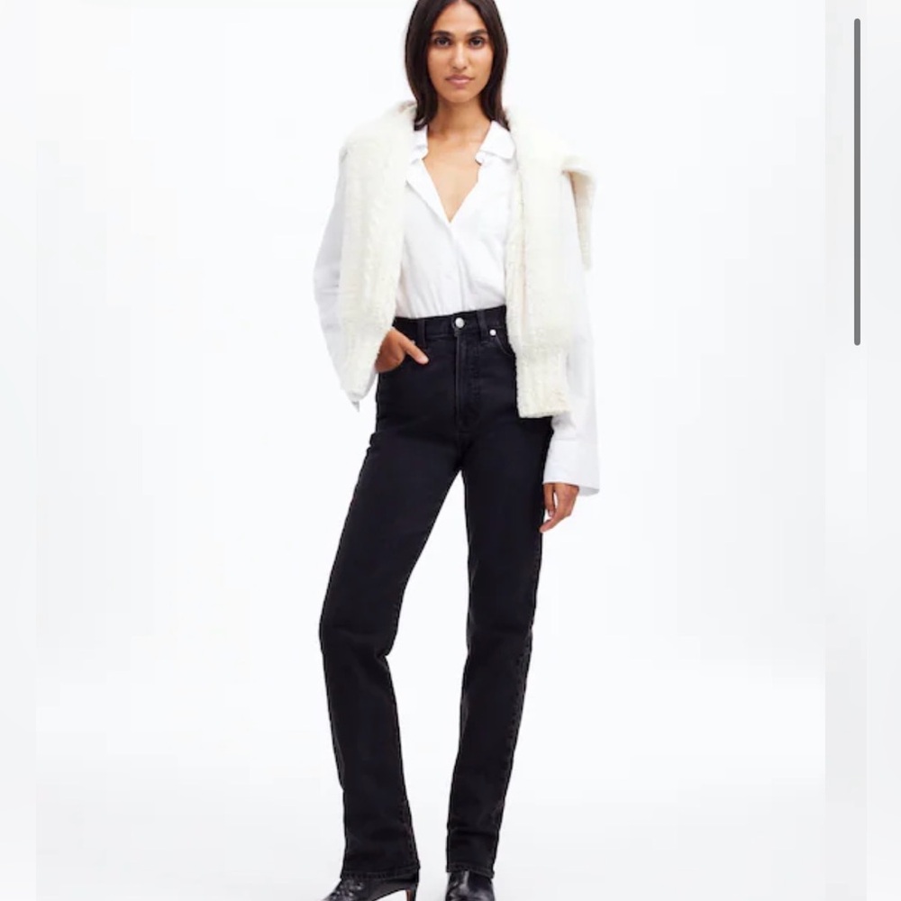 Madewell 90s straight Jean - hemmed 26 - belmere wash